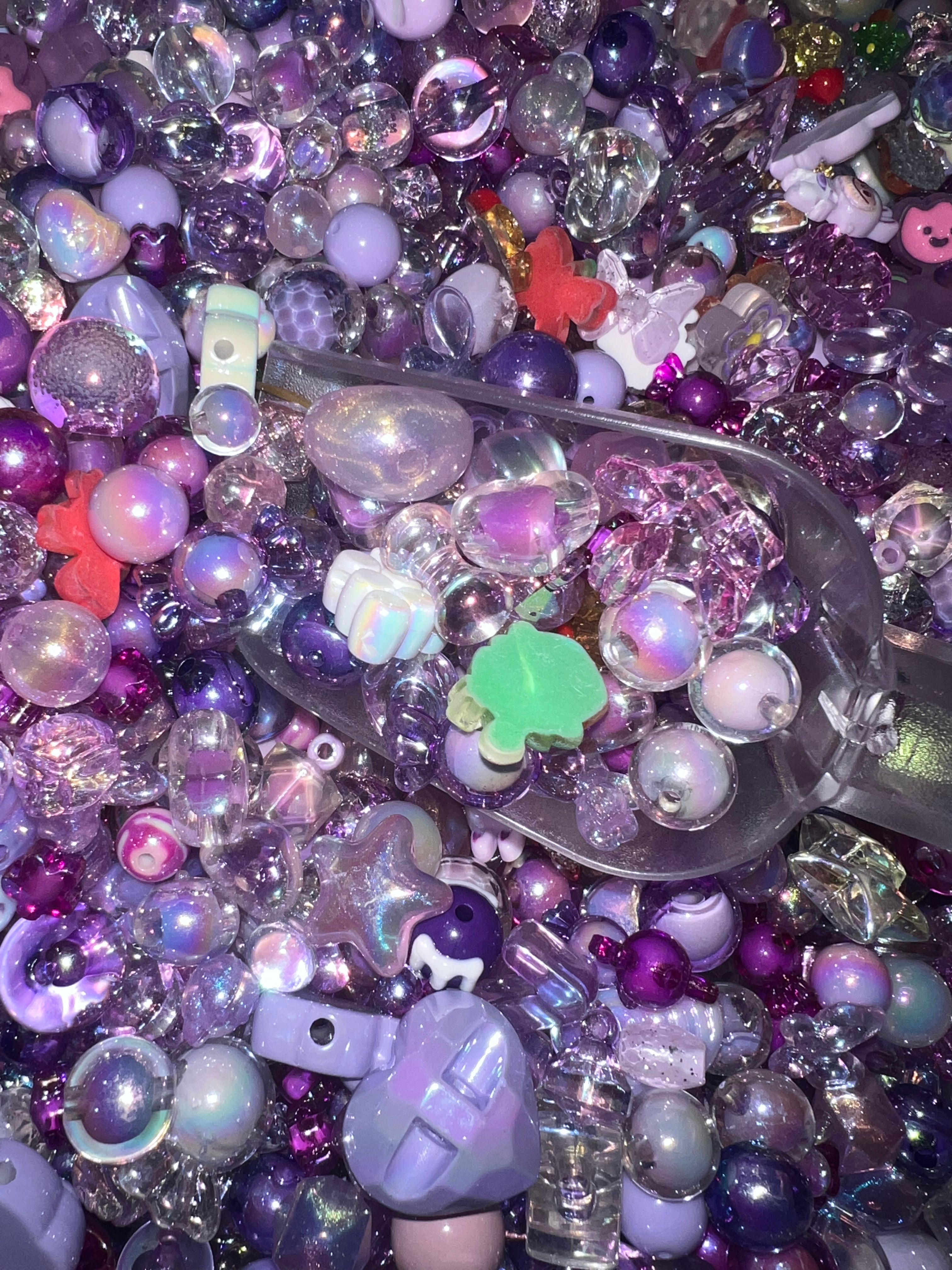 [高品質] アクリルビーズDIYクラフトキット-カラフルなアクリルビーズ、手作り素材、アクセサリー作り、自由な織りの創造性