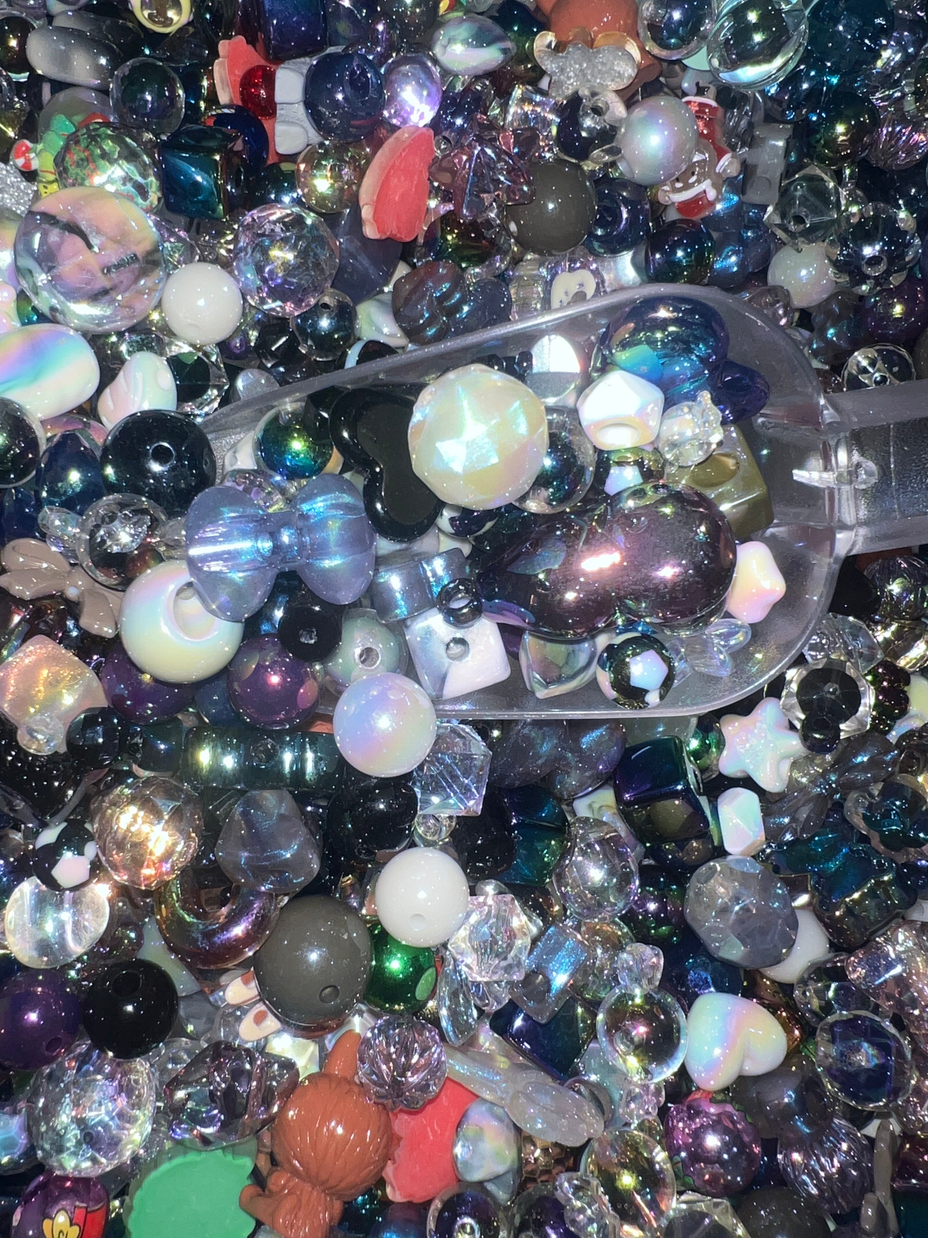 [高品質] アクリルビーズDIYクラフトキット-カラフルなアクリルビーズ、手作り素材、アクセサリー作り、自由な織りの創造性